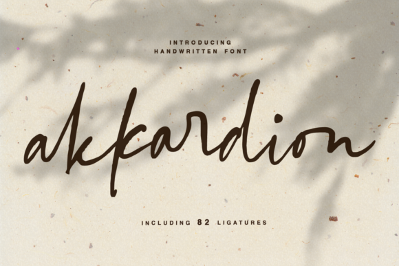 Akkardion: The Modern Handwritten Font for Your Brand