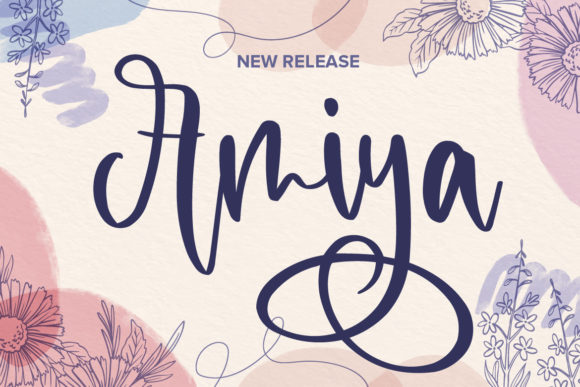Amiya: An Elegant Script Font for Editorial Design