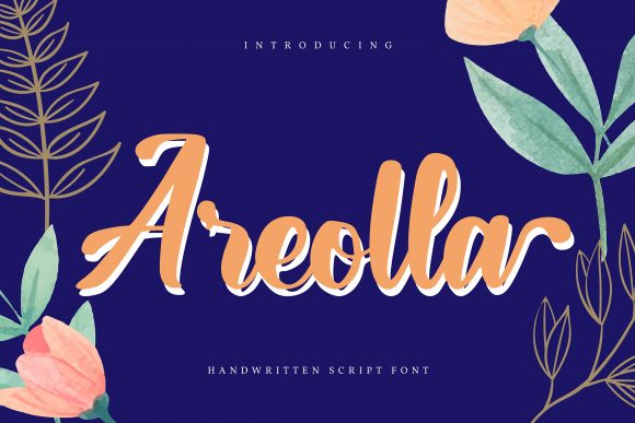 Areolla: A Modern Handwritten Font for Makers