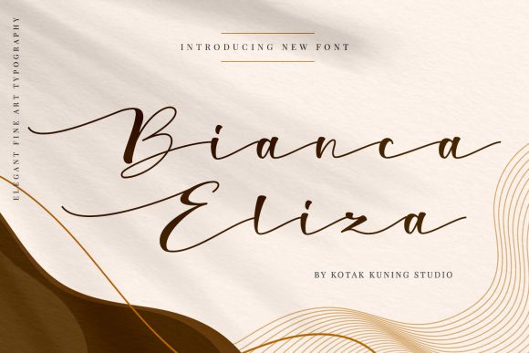 Bianca Eliza: A Premium Script Font for Campaigns