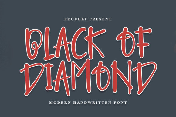 Black of Diamond: A Handwritten Font for Web Design