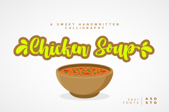 Chicken Soup: A Charming Handwritten Font for Brands