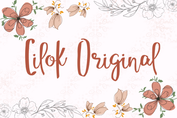 Cilok Original: A Dainty Handwritten Font for Crafters