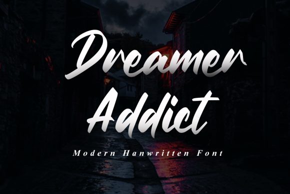 Dreamer Addict: A Bold Script Font for Your Brand