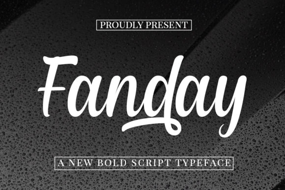 Fanday: A Bold Handwritten Font for Web Design