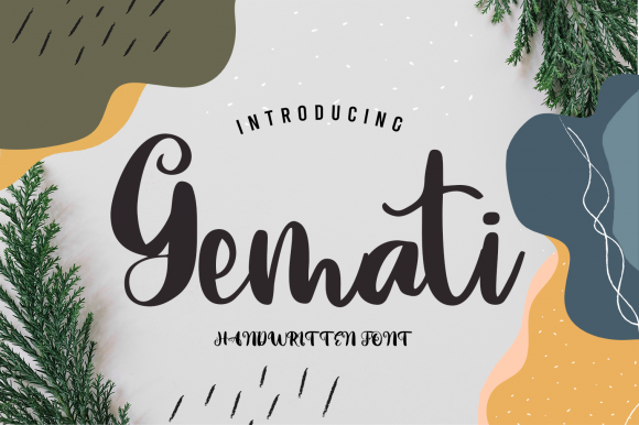 Gemati: A Dreamy Handwritten Font for Crafters