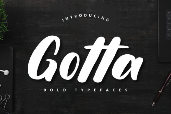 Gotta: A Joyful Handwritten Font for Makers