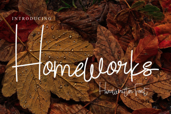 Homeworks: A Relaxed Script Font for Brand Identity