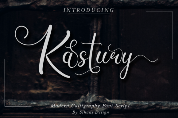 Kastury: A Romantic Handwritten Font for Makers