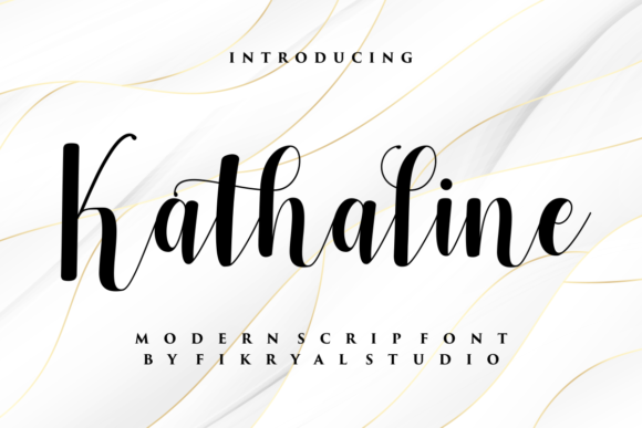 Kathaline: A Trendy Script Font for Brand Identity