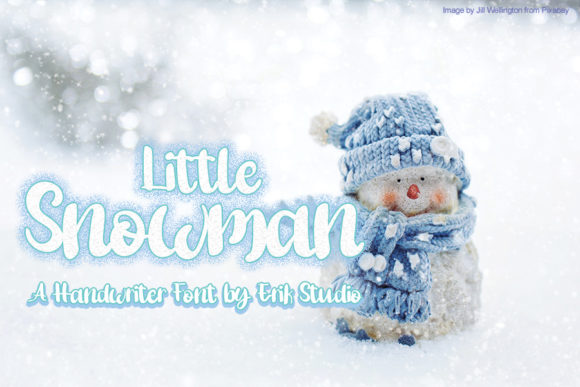 Little Snowman: A Playful Script Font for Editors