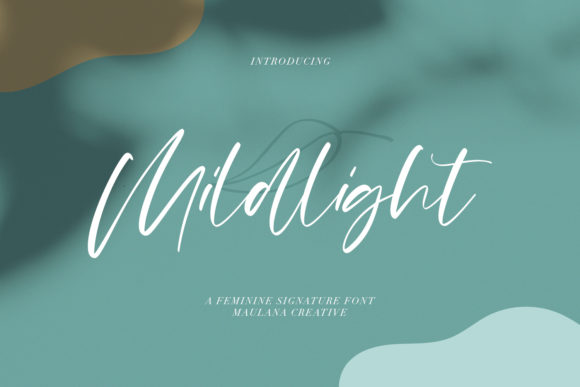 Mildlight: An Elegant Script Font for Web Design
