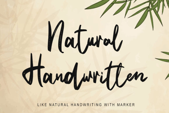 Natural Handwritten: A Premium Script Font for Editors