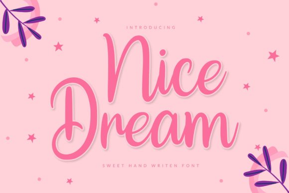 Nice Dream: A Dainty Handwritten Font for Branding