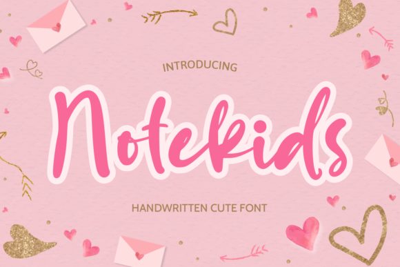 Notekids: A Charming Handwritten Font for Crafters