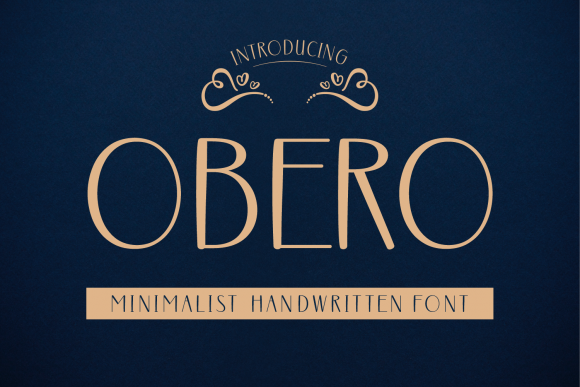 Obero: A Trendy Handwritten Font for Your Brand