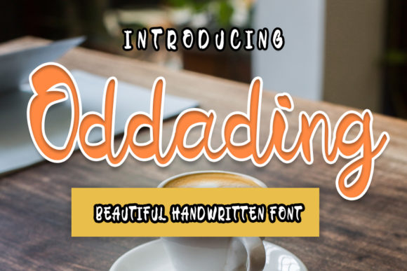 Oddading: A Quirky Handwritten Font for Web Design