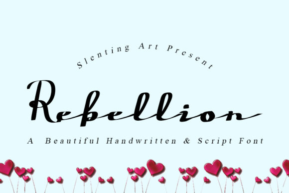 Rebellion: A Luxury Handwritten Font for Crafters