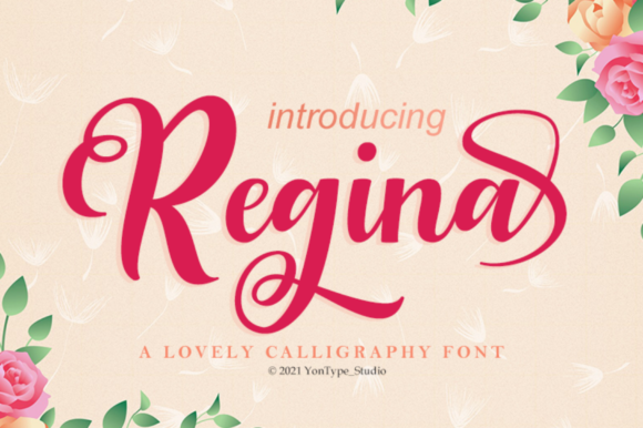 Regina: An Elegant Handwritten Font for Crafters