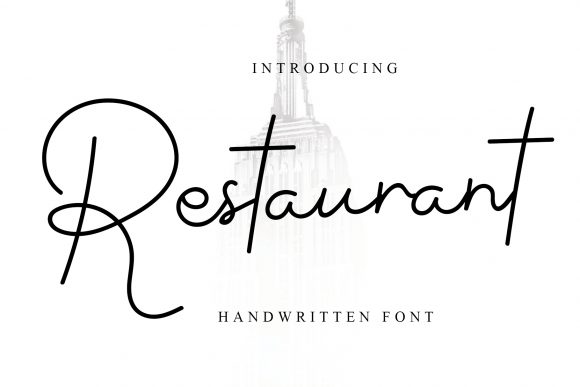 Restaurant Font: A Timeless Script for Your Brand