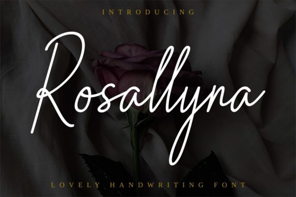 Rosallyna: A Refined Script Font for Makers