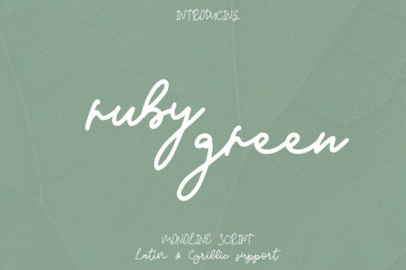 Ruby Green: A Timeless Handwritten Font for Web Design