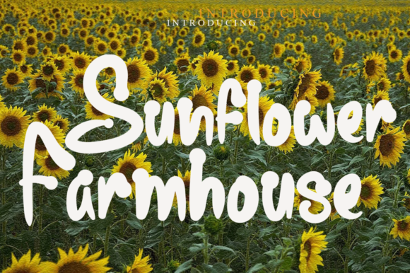 Sunflower Farmhouse: A Fresh Handwritten Font for Makers