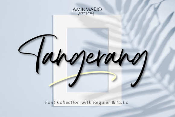 Tangerang: A Modern Handwritten Font for Editorial Design