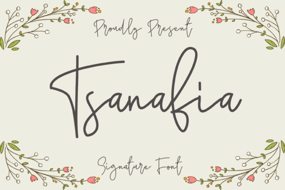 Tsanafia: A Stylish Script Font for Your Brand